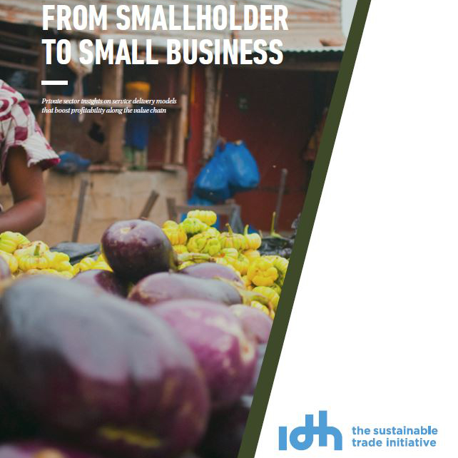 IDH report cover: From smallholder to small business